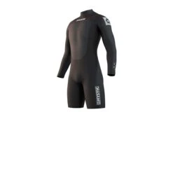 Mystic Neoprenanzug Brand Longarm Shorty Bzip Flatlock 3/2 Herren Shorty 900-Black 2023