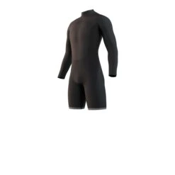 Mystic Neoprenanzug Brand Longarm Shorty Bzip Flatlock 3/2 Herren Shorty 900-Black 2023 -AquaFit Verkäufe 35000 210315 900 03 16