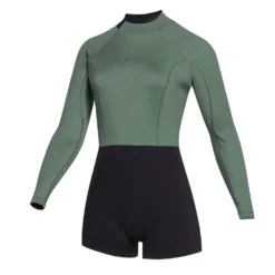 Mystic Neoprenanzug Lunar Longarm Shorty Bzip Women 2/2 Damen Shorty 643-Dark Olive 2023