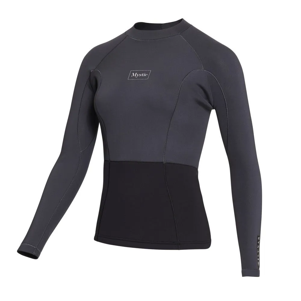 Mystic Neopren Überzieher Lunar L/S Vest Neoprene 2mm Women 2/2 802-Dark Grey 2023 3 Mystic Neopren Überzieher Lunar L/S Vest Neoprene 2mm Women 2/2 802-Dark Grey 2023