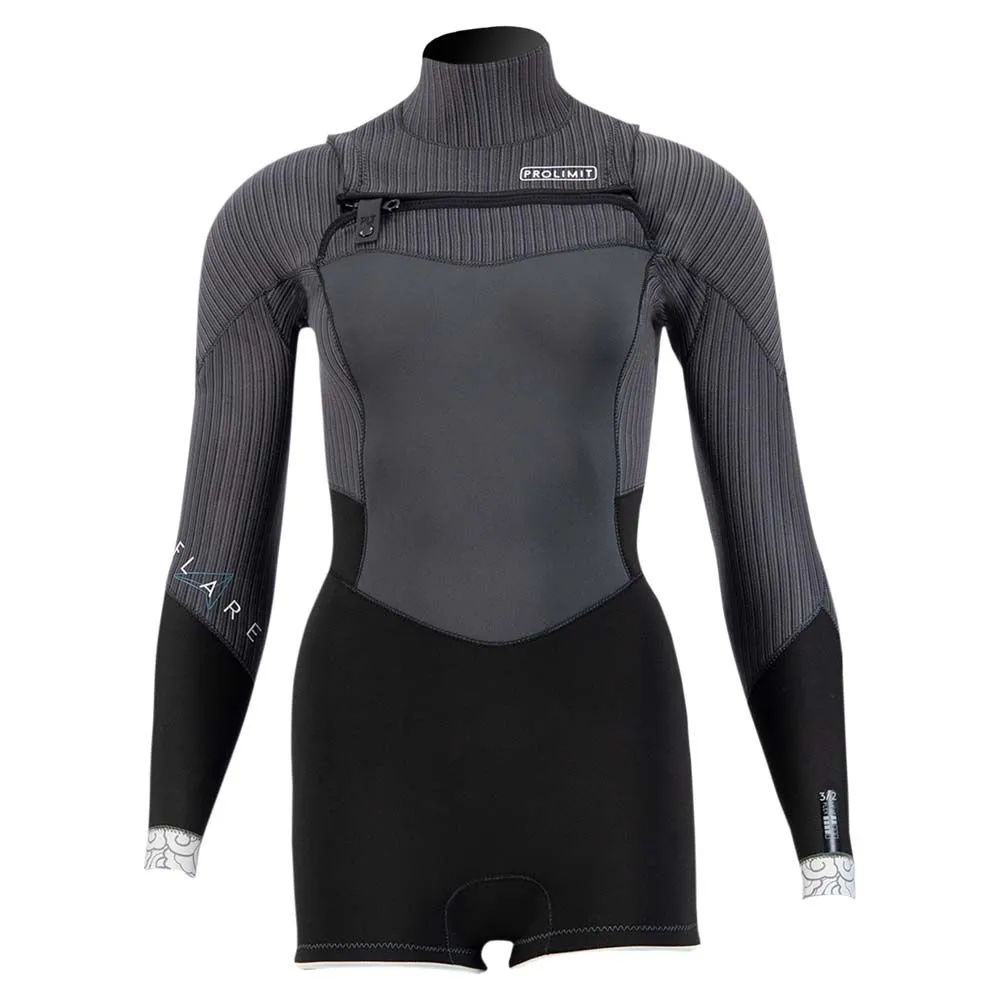 Pro Limit Neoprenanzug Flare Sunset Shorty La Freezip (Dl) 19 3/2 Damen Shorty Black/Ivory 2021