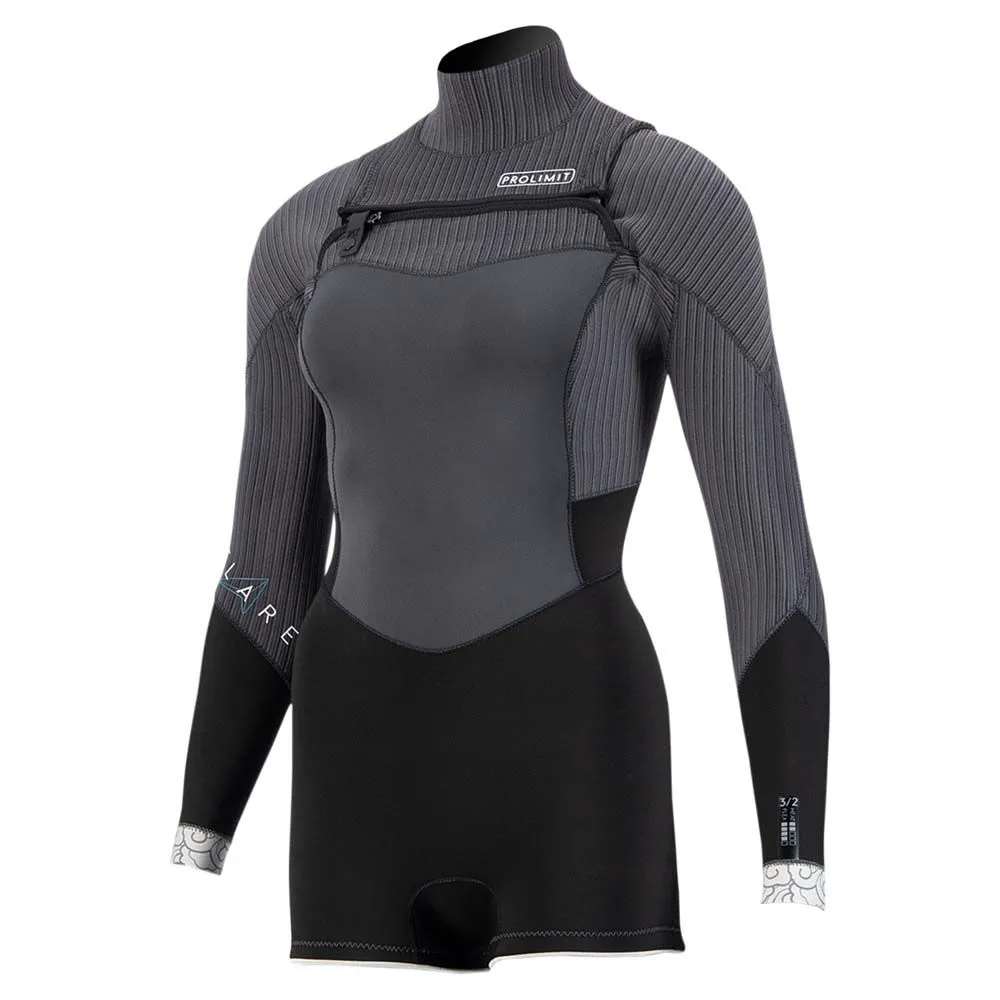 Pro Limit Neoprenanzug Flare Sunset Shorty La Freezip (Dl) 19 3/2 Damen Shorty Black/Ivory 2021 – Bild 2