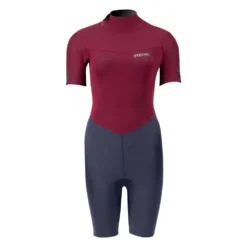 Pro Limit Neo Anzug Edge Shorty 2/2 Damen Shorty Navy/Wine 2023 -AquaFit Verkäufe 400 18140 030 pure girl edge shorty 2 2 navy wine front 30 jpg