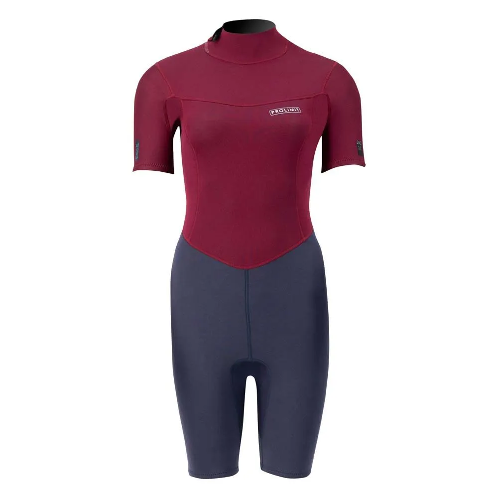 Pro Limit Neo Anzug Edge Shorty 2/2 Damen Shorty Navy/Wine 2023 – Bild 5