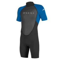 Oneill Neoprenanzug Reactor-2 Back Zip S/S Spring 2/2 Herren Shorty EJ7-BLK/OCEAN 2023