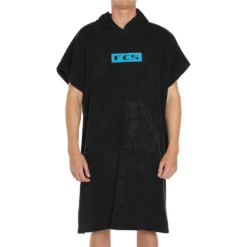 FCS Poncho Towel Poncho Black (co)
